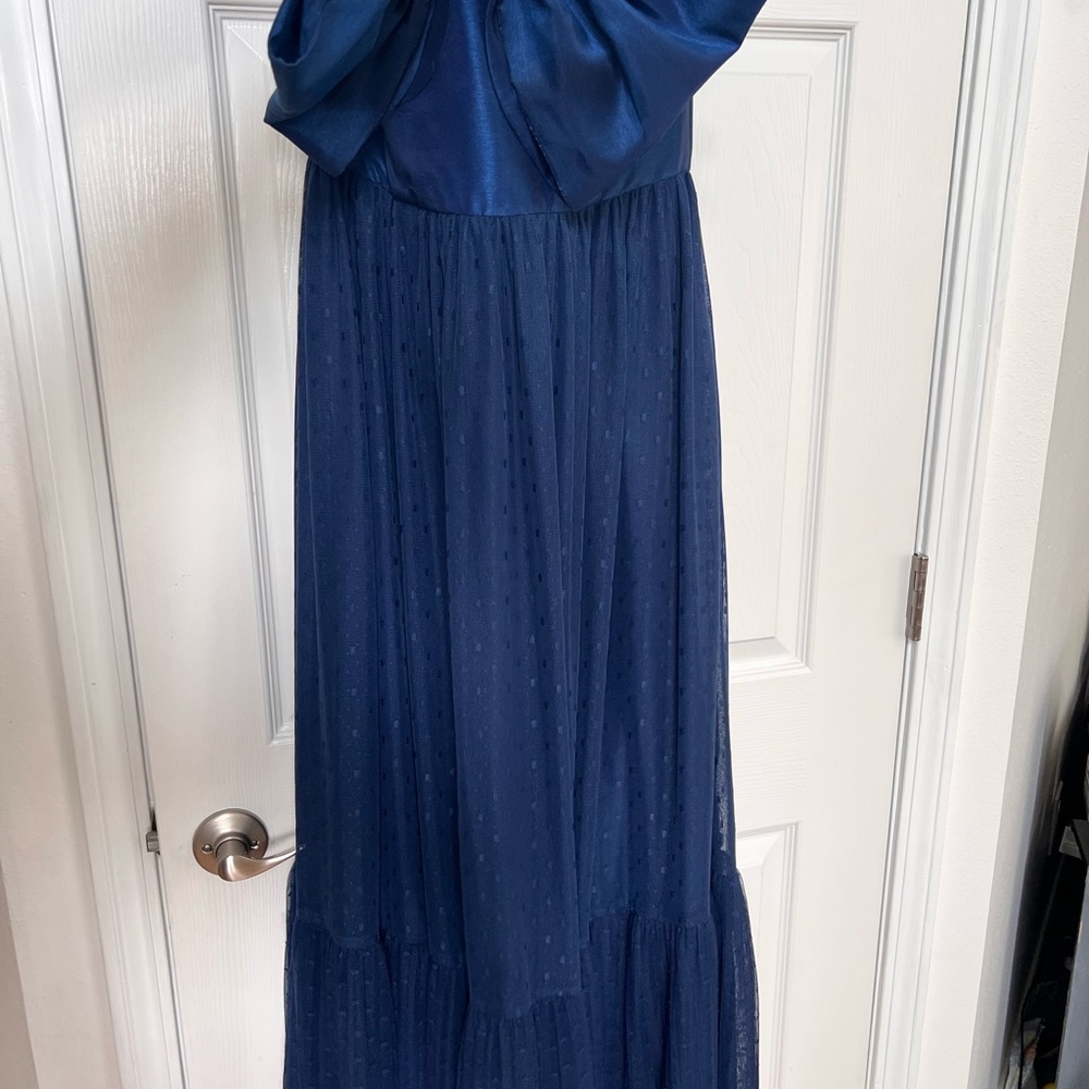 Midnight Blue Anthropologie Dress - Picture 8 of 8